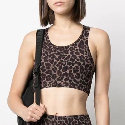 customized sports bra leopard print from China manufacturer
